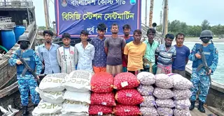 মিয়ানমারে পাচারকালে ইউরিয়া সার-নিত্যপণ্যসহ আটক ১০